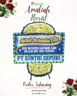 Papan Bunga Duka di Bara
