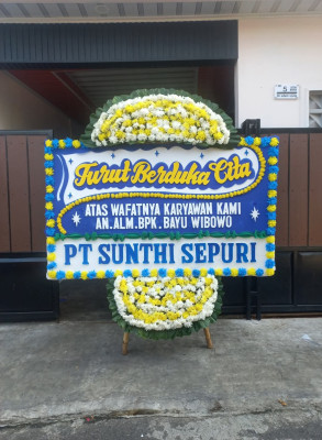 Papan Bunga Duka di Bara